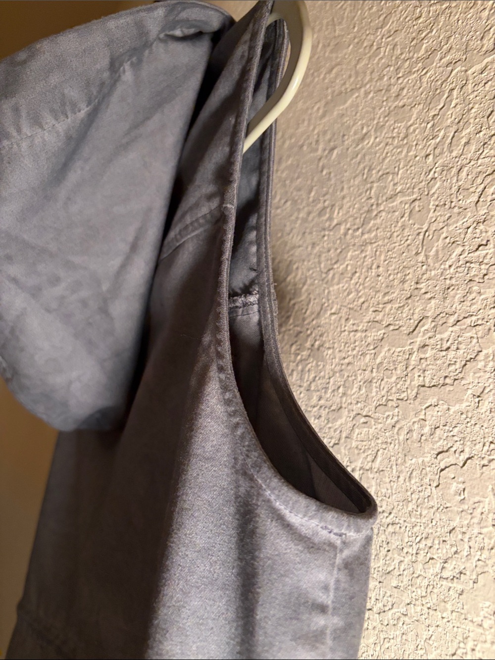 BKE Hooded Sleeveless Utility Vest in Faded Gray - Picture 8 of 9